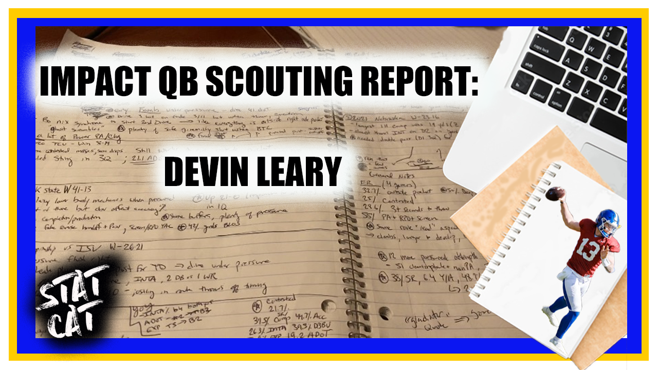 Impact QB Scouting Report: Devin Leary, Kentucky