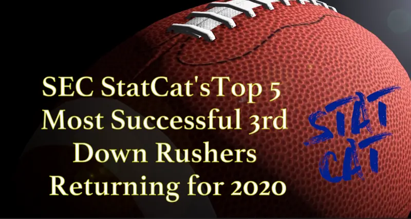 2020 Vision: SEC StatCat's Top5 Most Successful 3rd Down Rushers